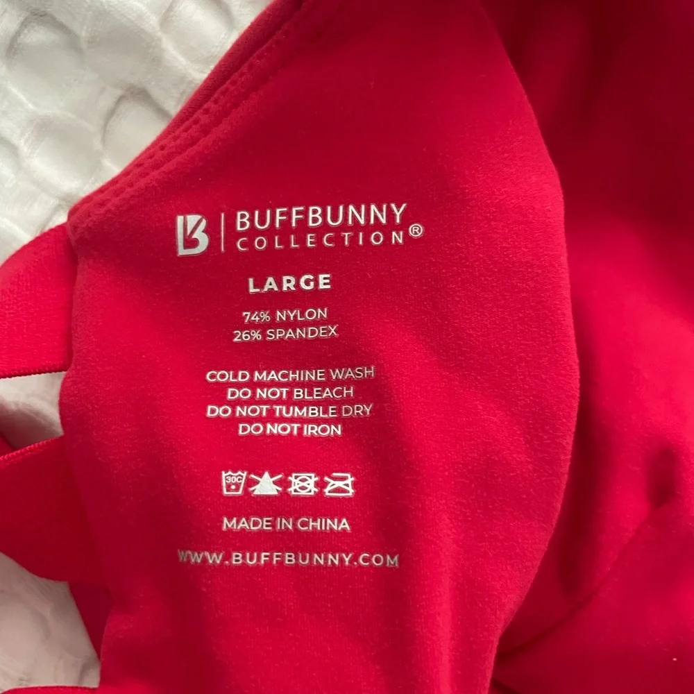 BuffBunny Candy Wrap Sports Bra Size Large - Picture 5 of 5